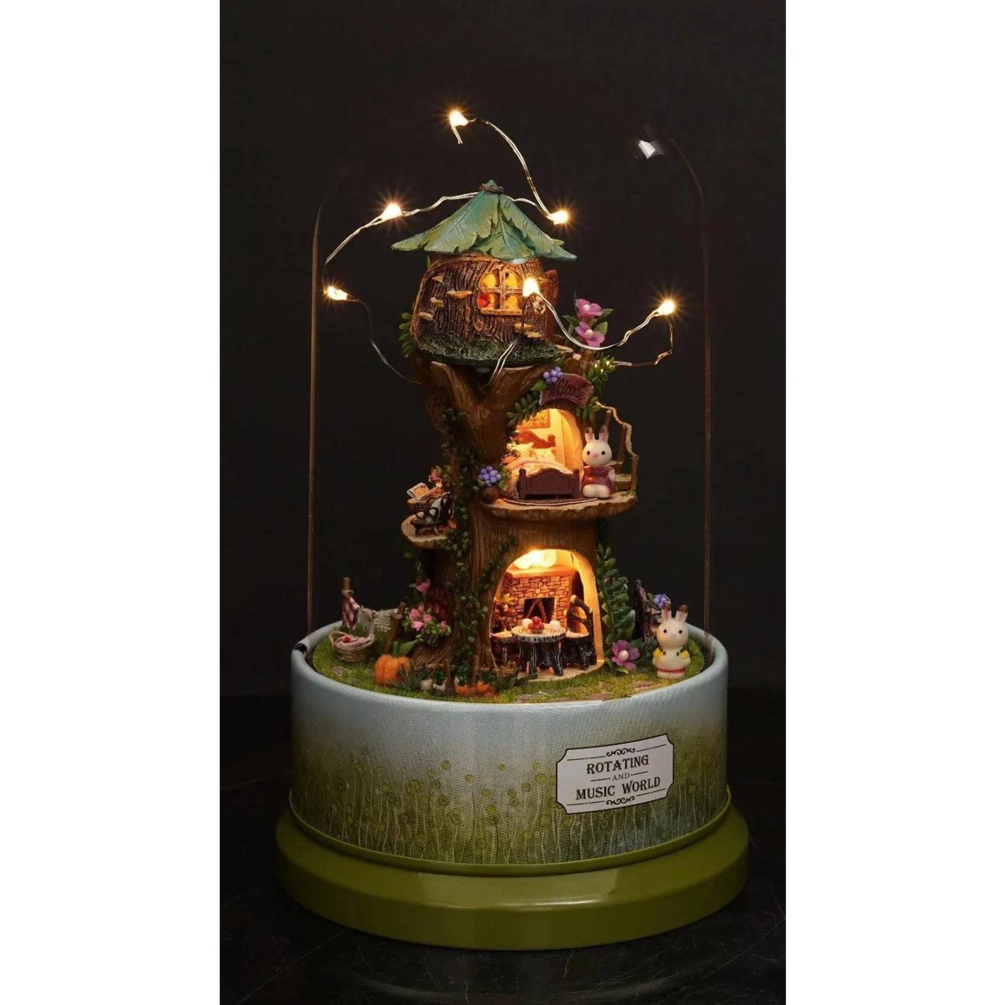 Wizardi Miniature Roombox Kit: The Forest Whim Dollhouse Kit